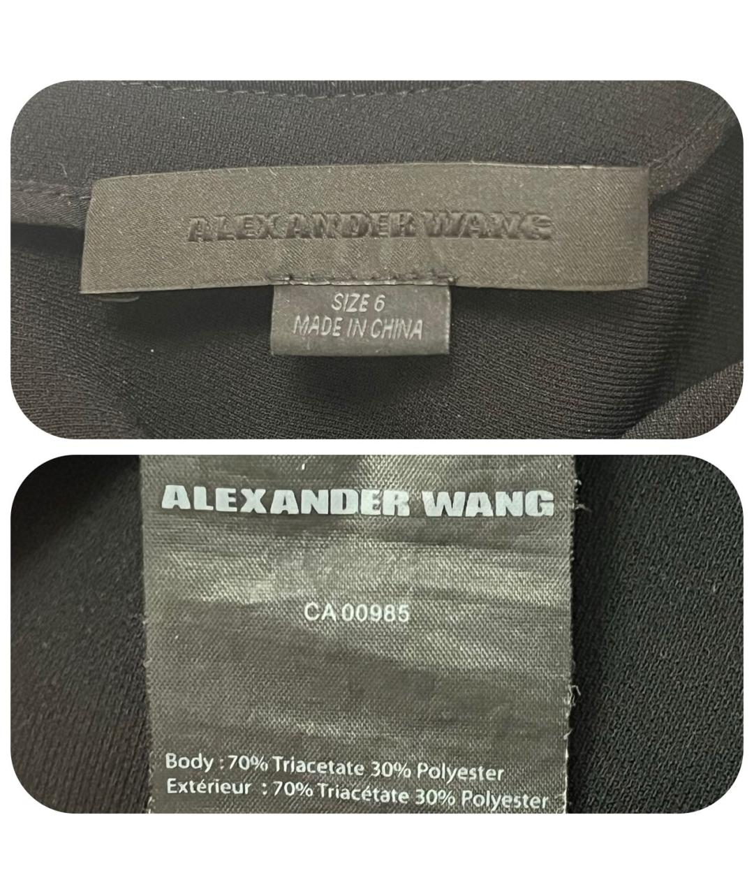 ALEXANDER WANG Черное платье, фото 5