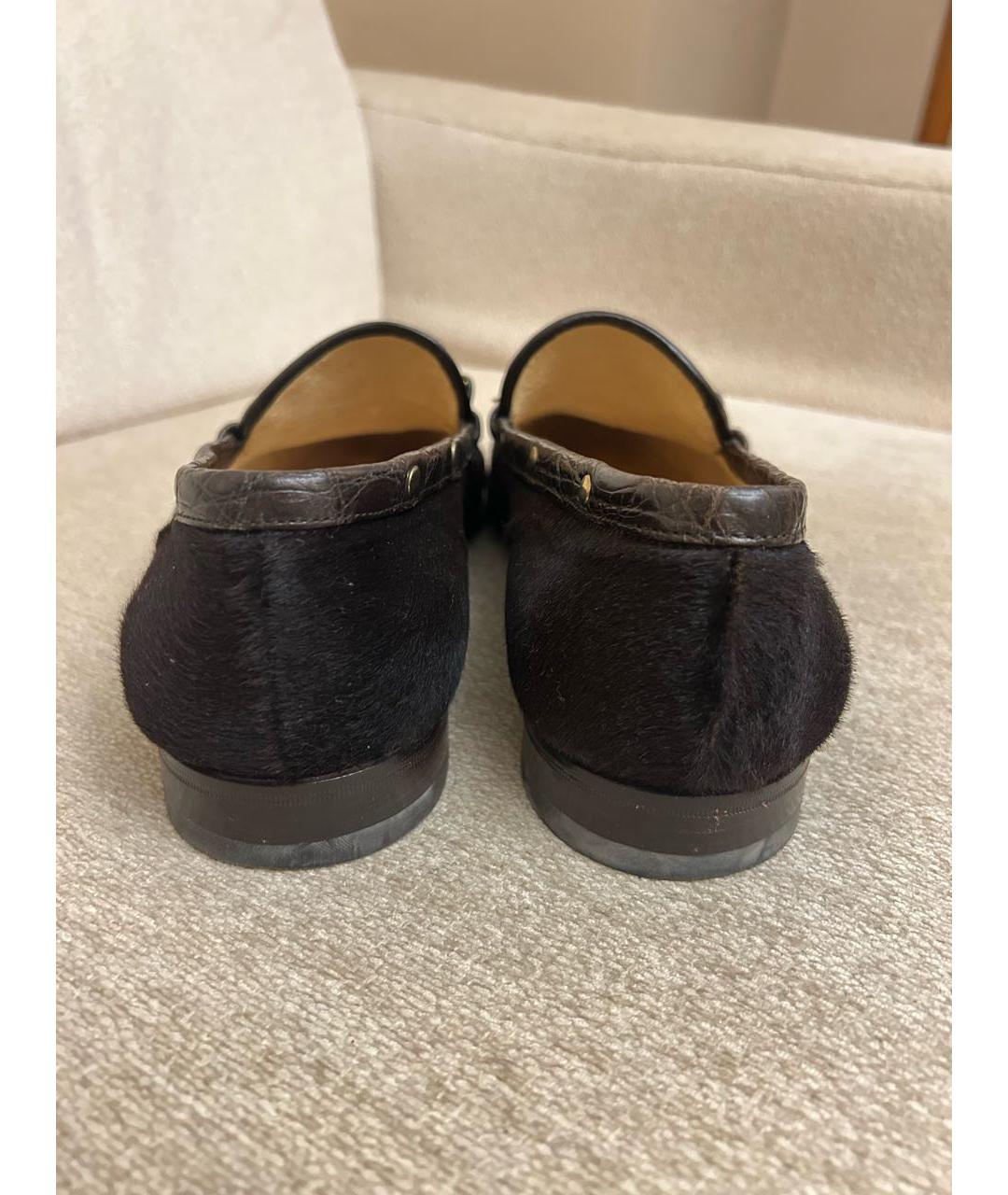 BRIONI Черные кожаные лоферы, фото 4