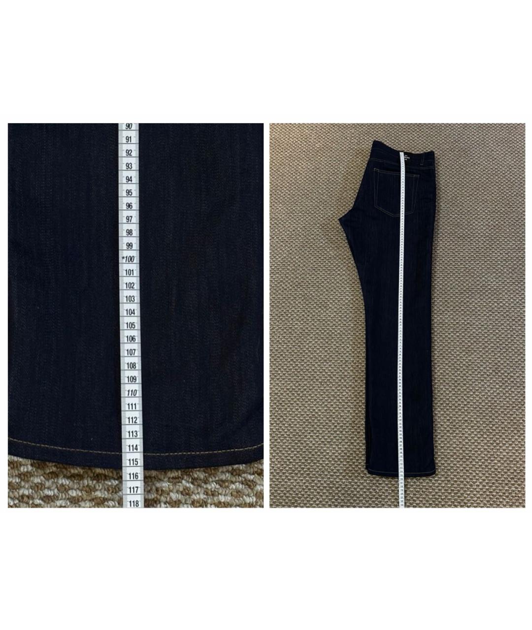 BERLUTI Темно-синие хлопковые джинсы, фото 7