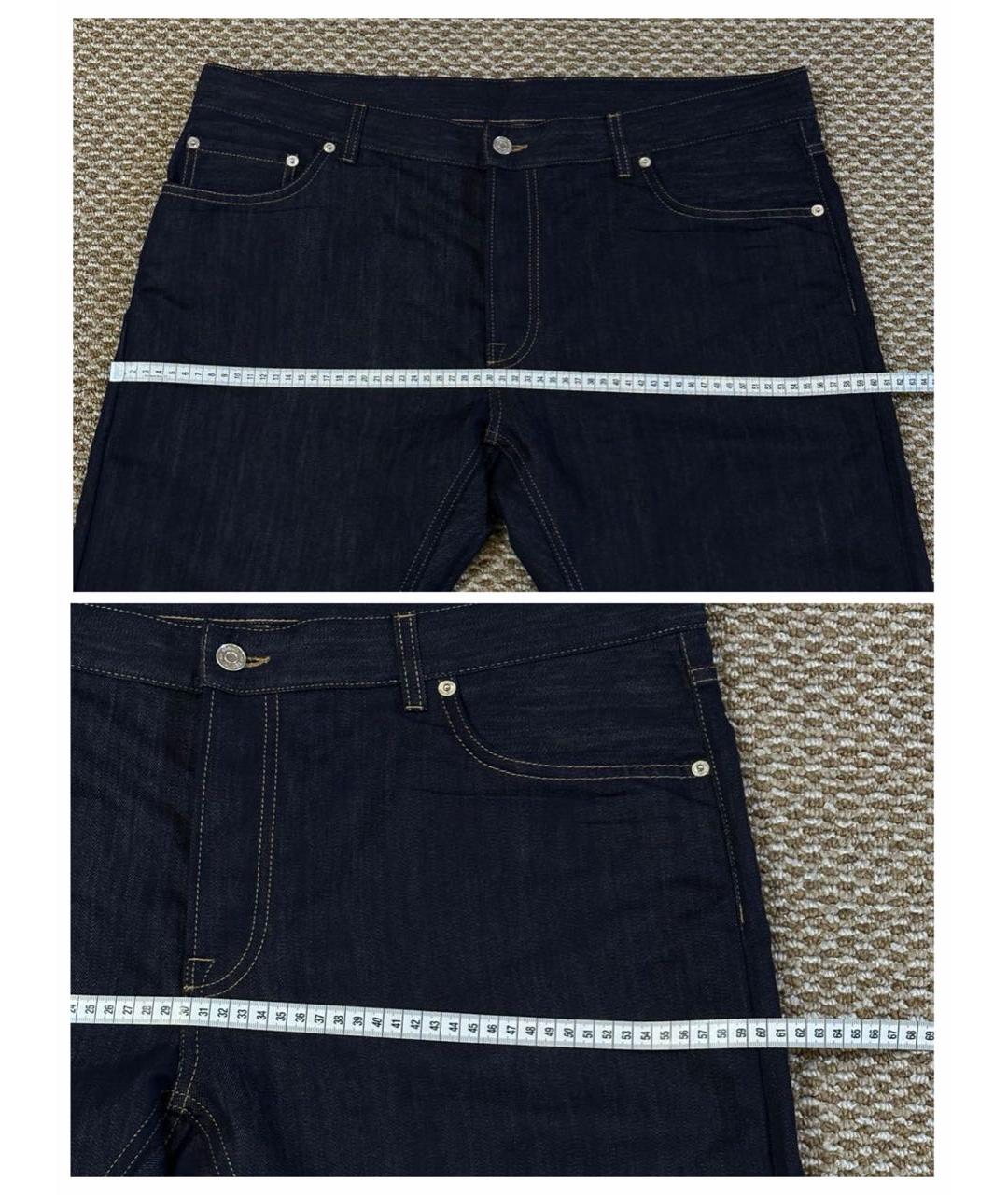 BERLUTI Темно-синие хлопковые джинсы, фото 6