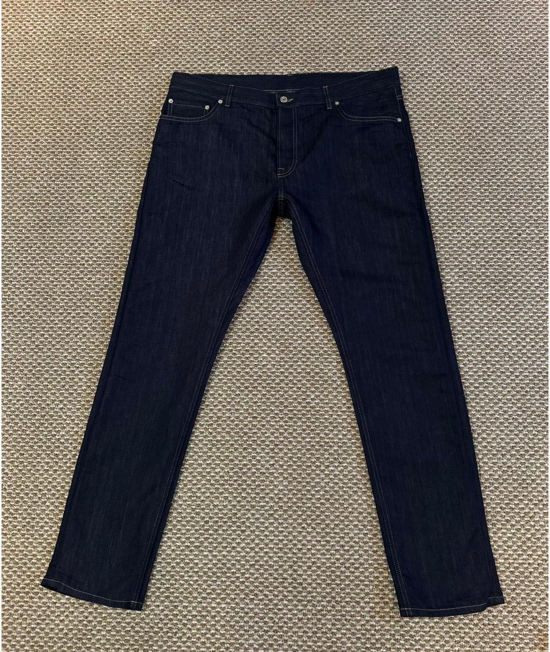 BERLUTI Темно-синие хлопковые джинсы, фото 9