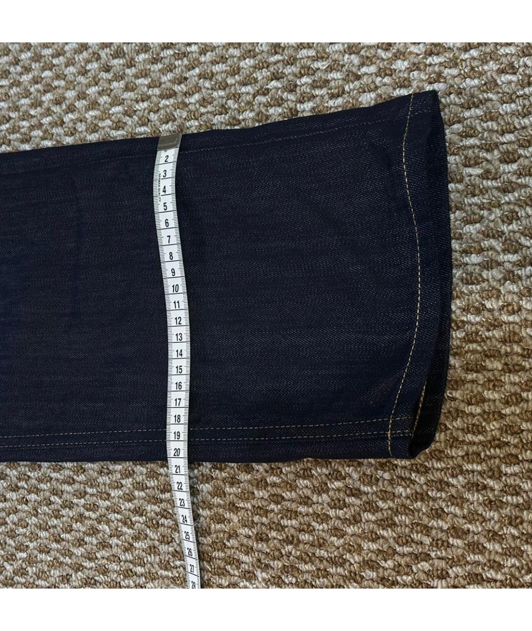 BERLUTI Темно-синие хлопковые джинсы, фото 8