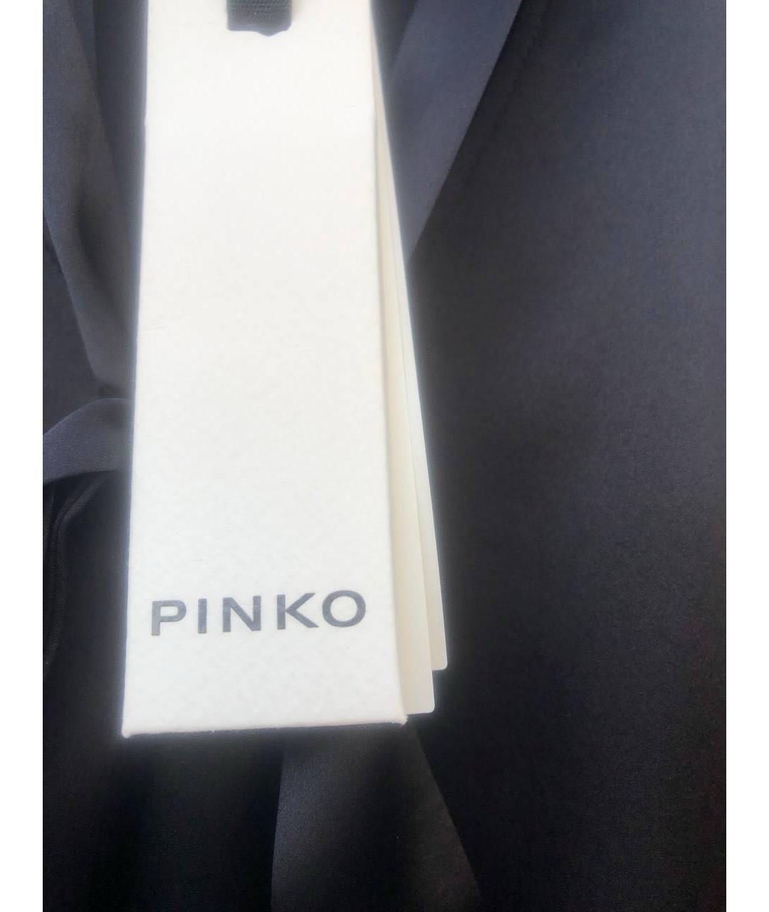 PINKO Черная шелковая блузы, фото 6