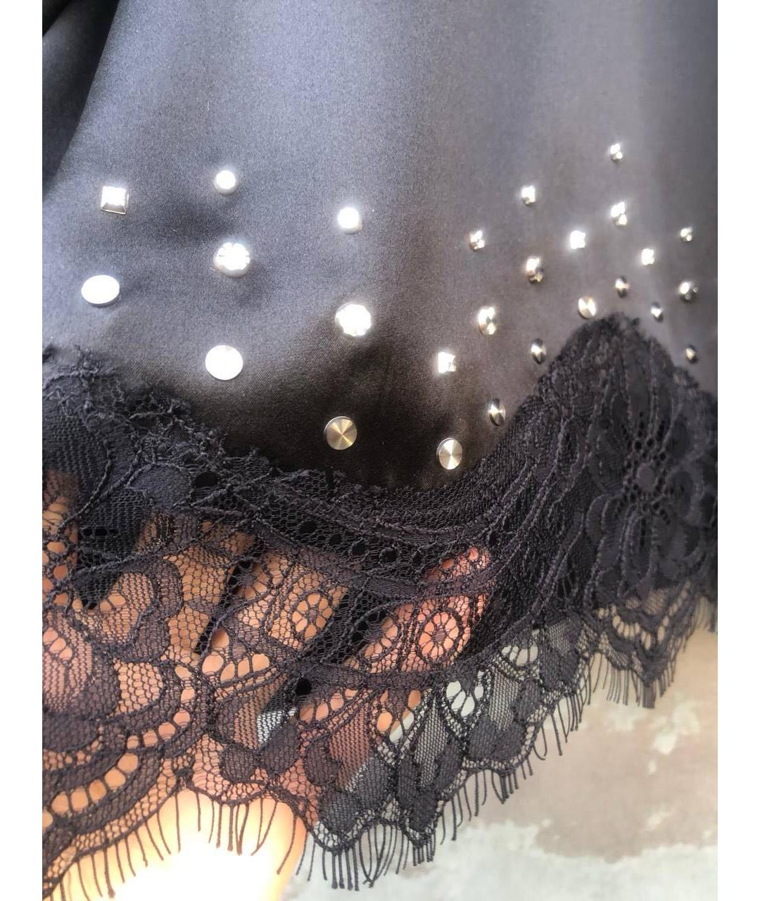 PINKO Черная шелковая блузы, фото 7