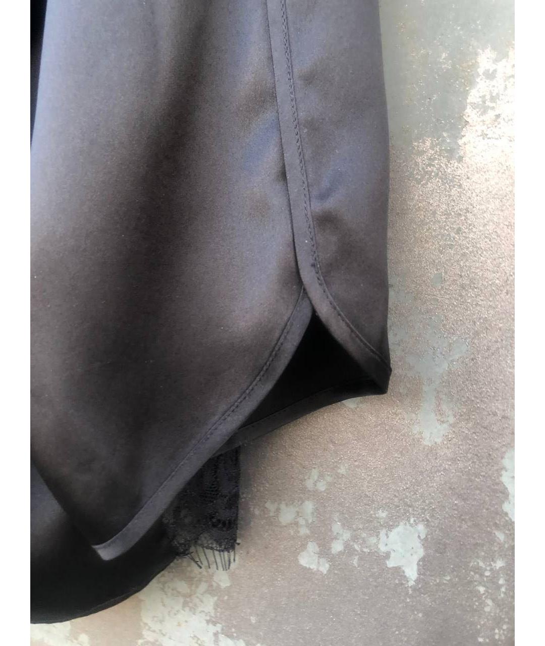 PINKO Черная шелковая блузы, фото 5