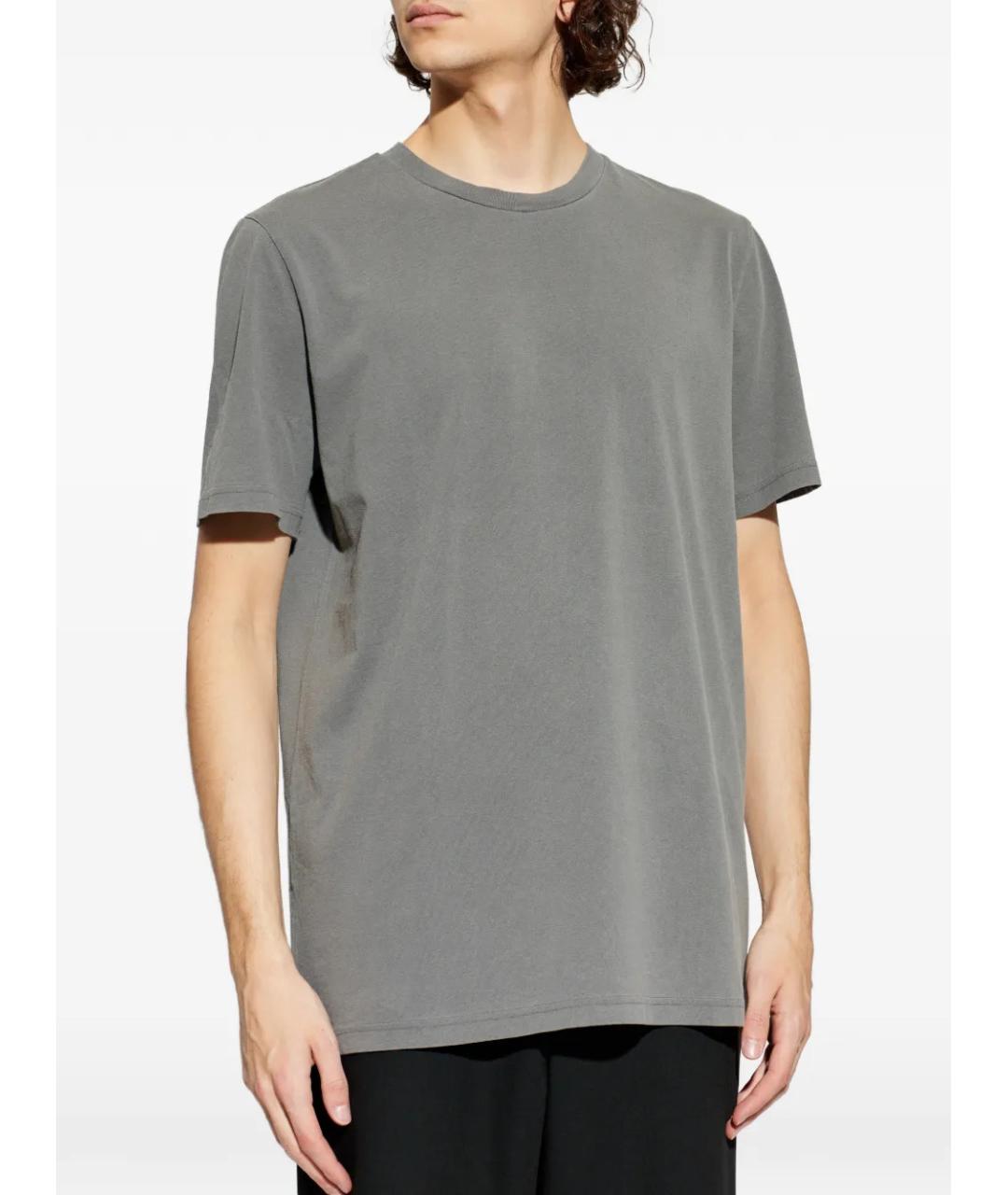 A.P.C. Серая хлопковая футболка, фото 3