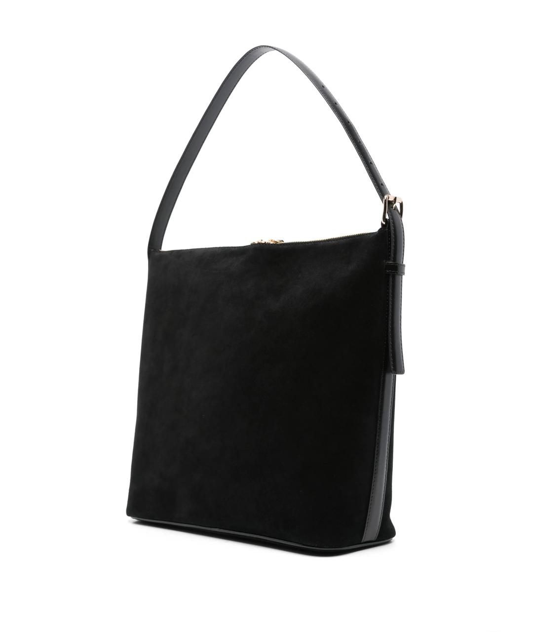 A.P.C. Черная замшевая сумка через плечо, фото 3