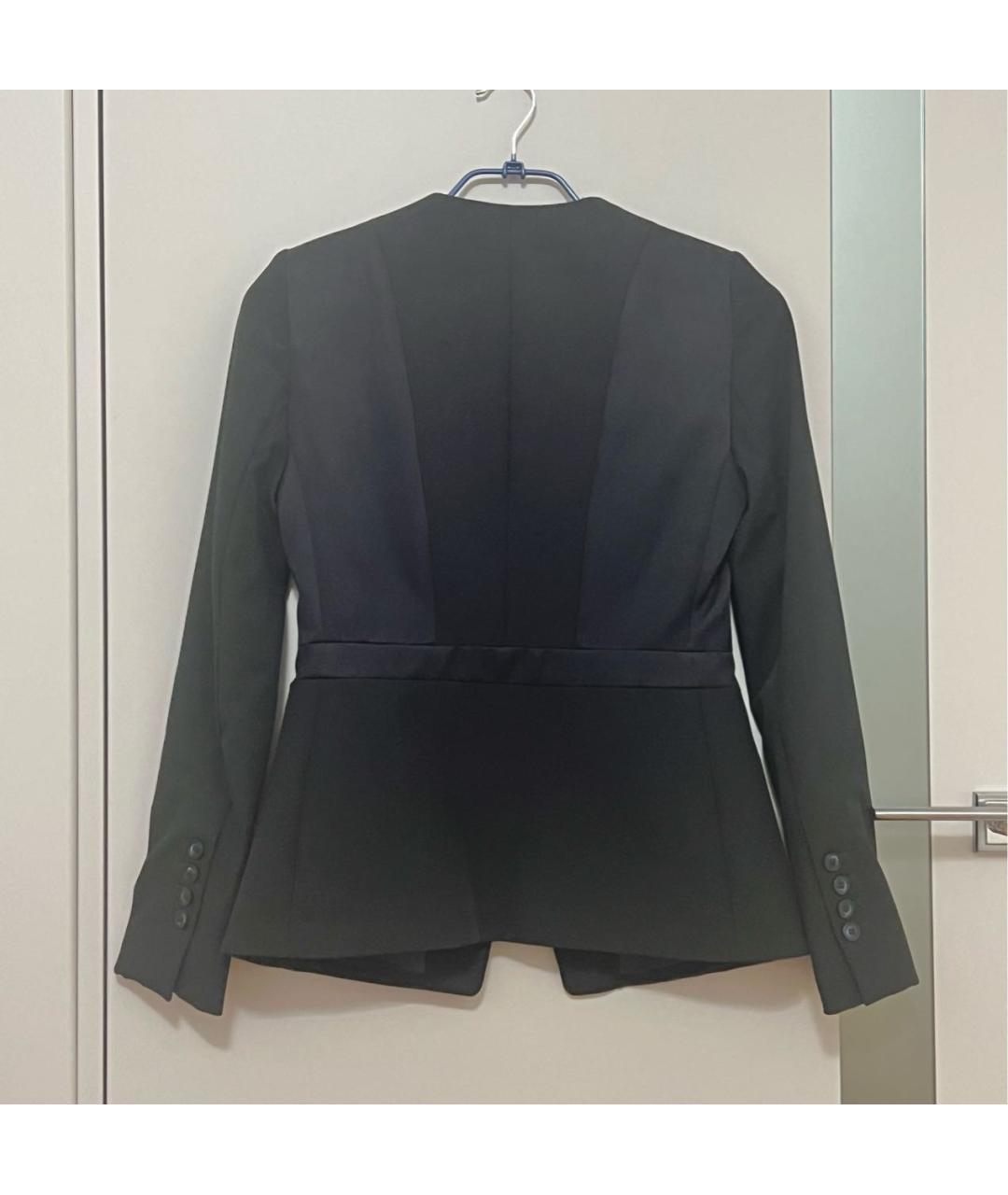 TRUSSARDI Темно-синий полиамидовый жакет/пиджак, фото 7
