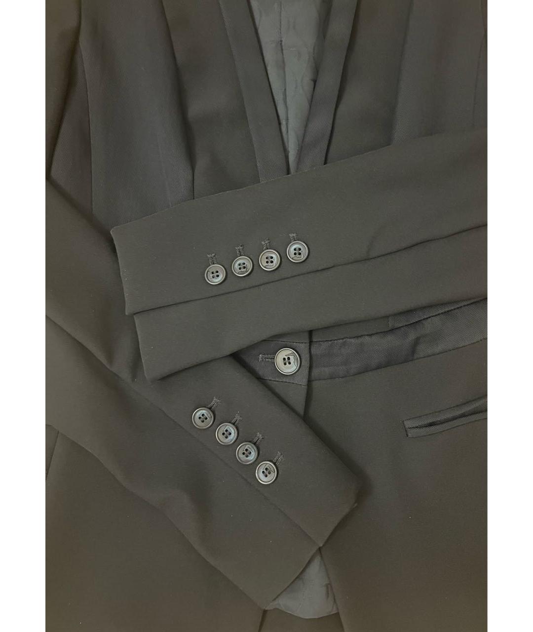 TRUSSARDI Темно-синий полиамидовый жакет/пиджак, фото 8