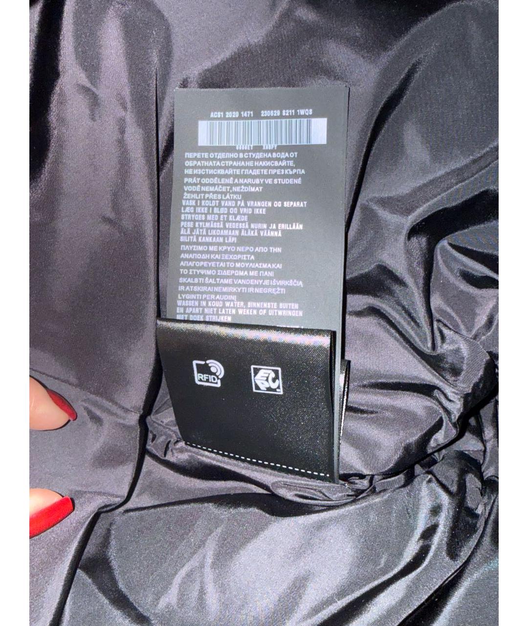 PRADA Черное полиамидовое повседневное платье, фото 7