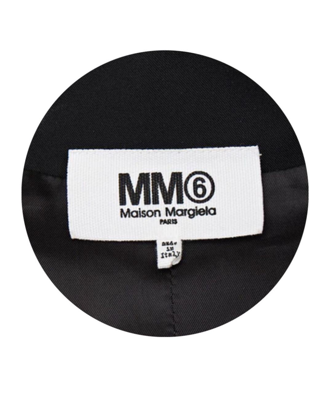 MM6 MAISON MARGIELA Черный шерстяной джемпер / свитер, фото 3