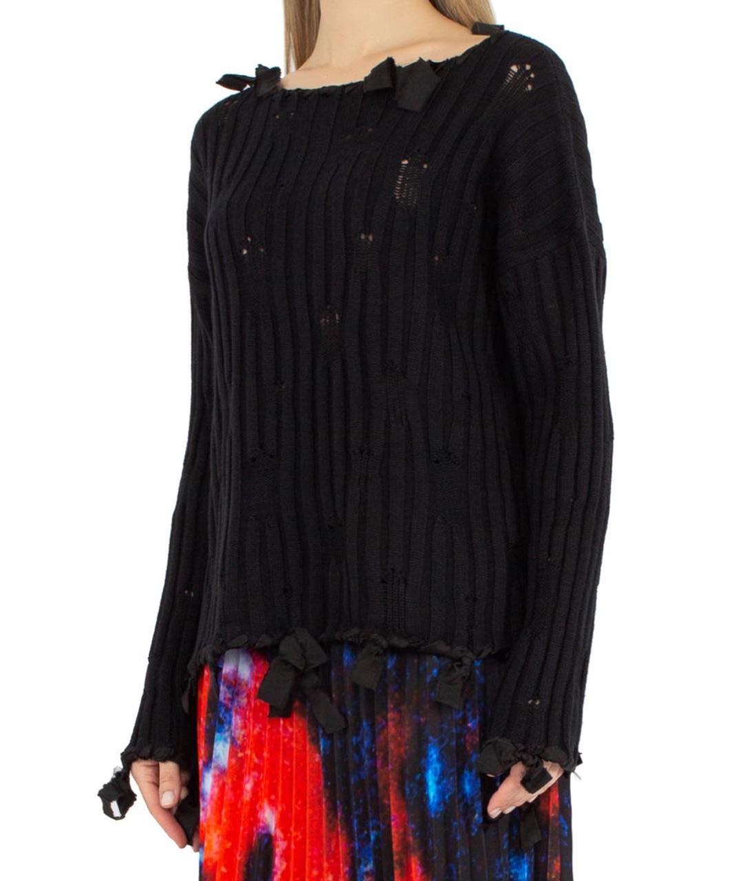 MM6 MAISON MARGIELA Черный шерстяной джемпер / свитер, фото 6