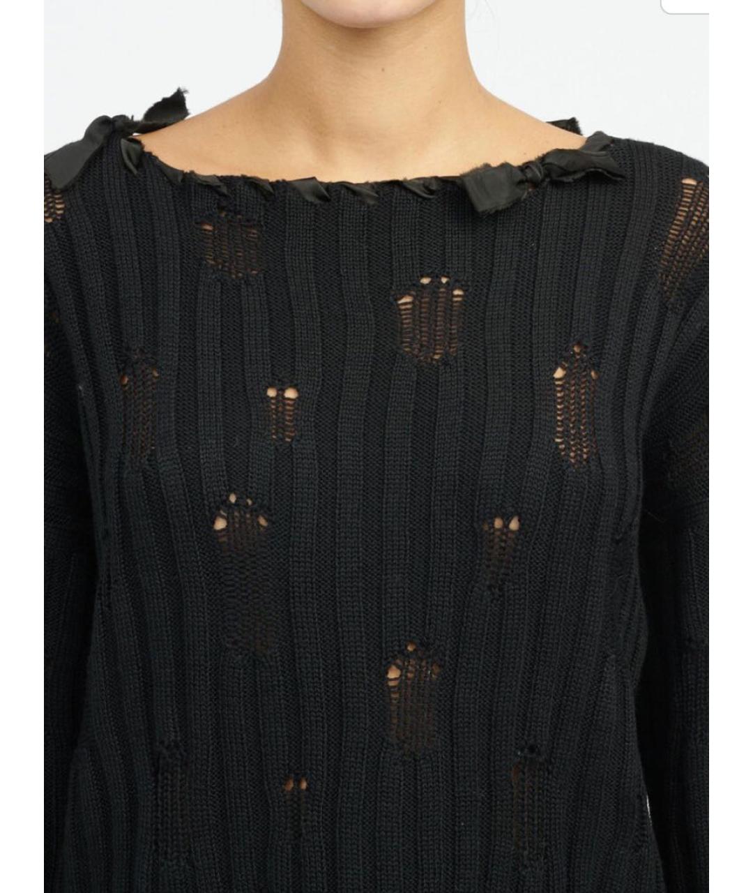 MM6 MAISON MARGIELA Черный шерстяной джемпер / свитер, фото 4