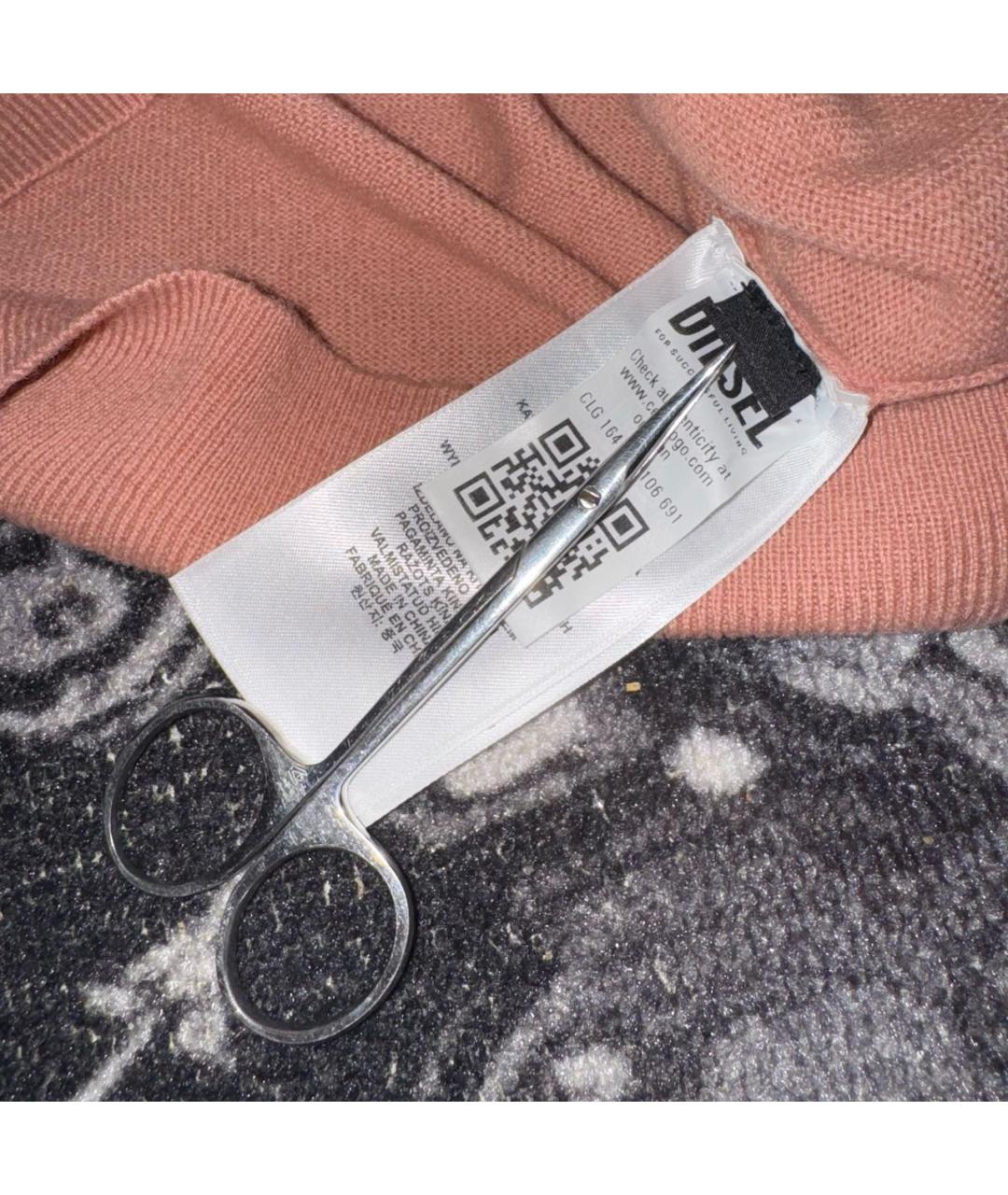 DIESEL Розовый кашемировый джемпер / свитер, фото 5