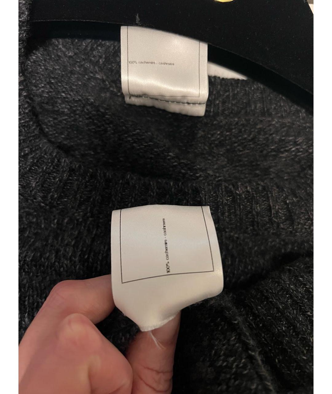 CHANEL Серый кашемировый джемпер / свитер, фото 2