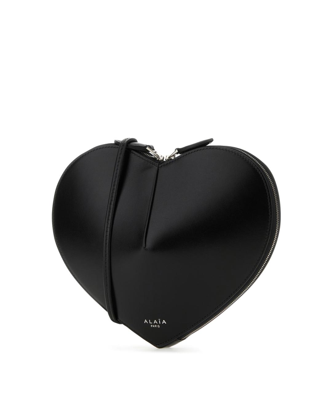 ALAIA Черная кожаная сумка через плечо, фото 2