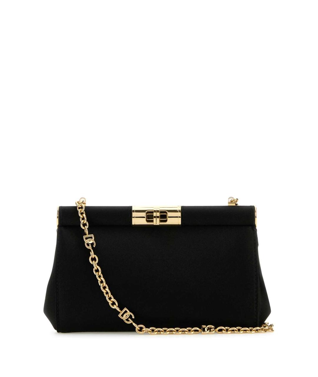 DOLCE&GABBANA Черная тканевая сумка через плечо, фото 1