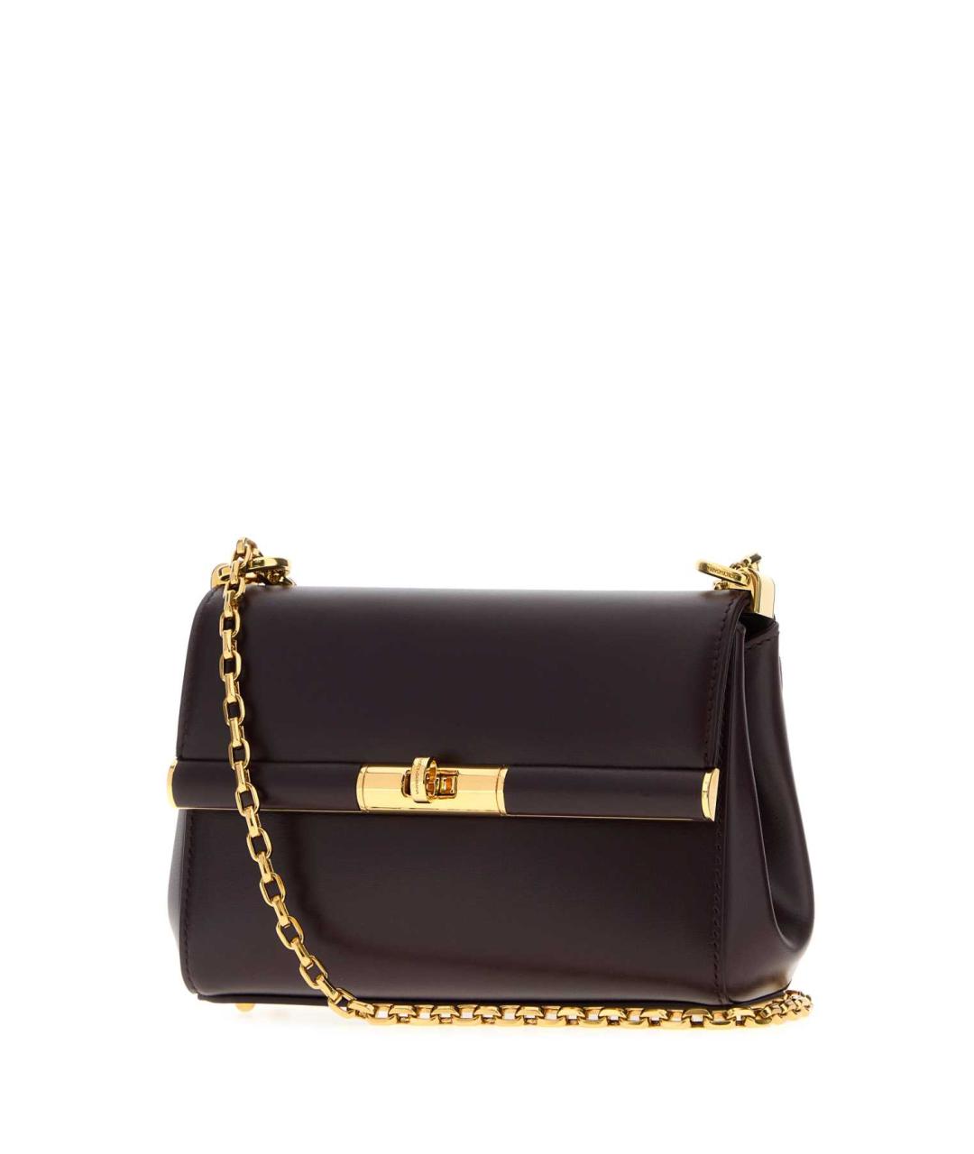 DOLCE&GABBANA Фиолетовая кожаная сумка через плечо, фото 2