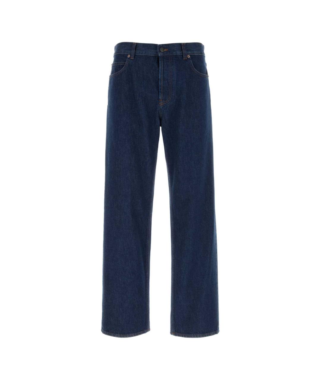 THE ROW Синие хлопковые прямые джинсы, фото 1