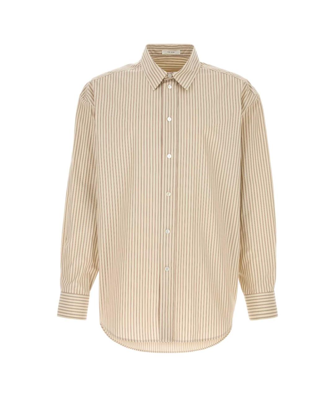 THE ROW Бежевая хлопковая кэжуал рубашка, фото 1