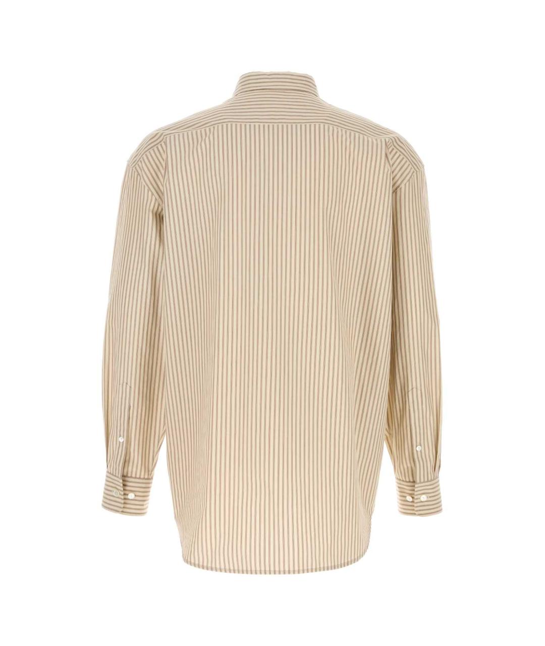 THE ROW Бежевая хлопковая кэжуал рубашка, фото 2