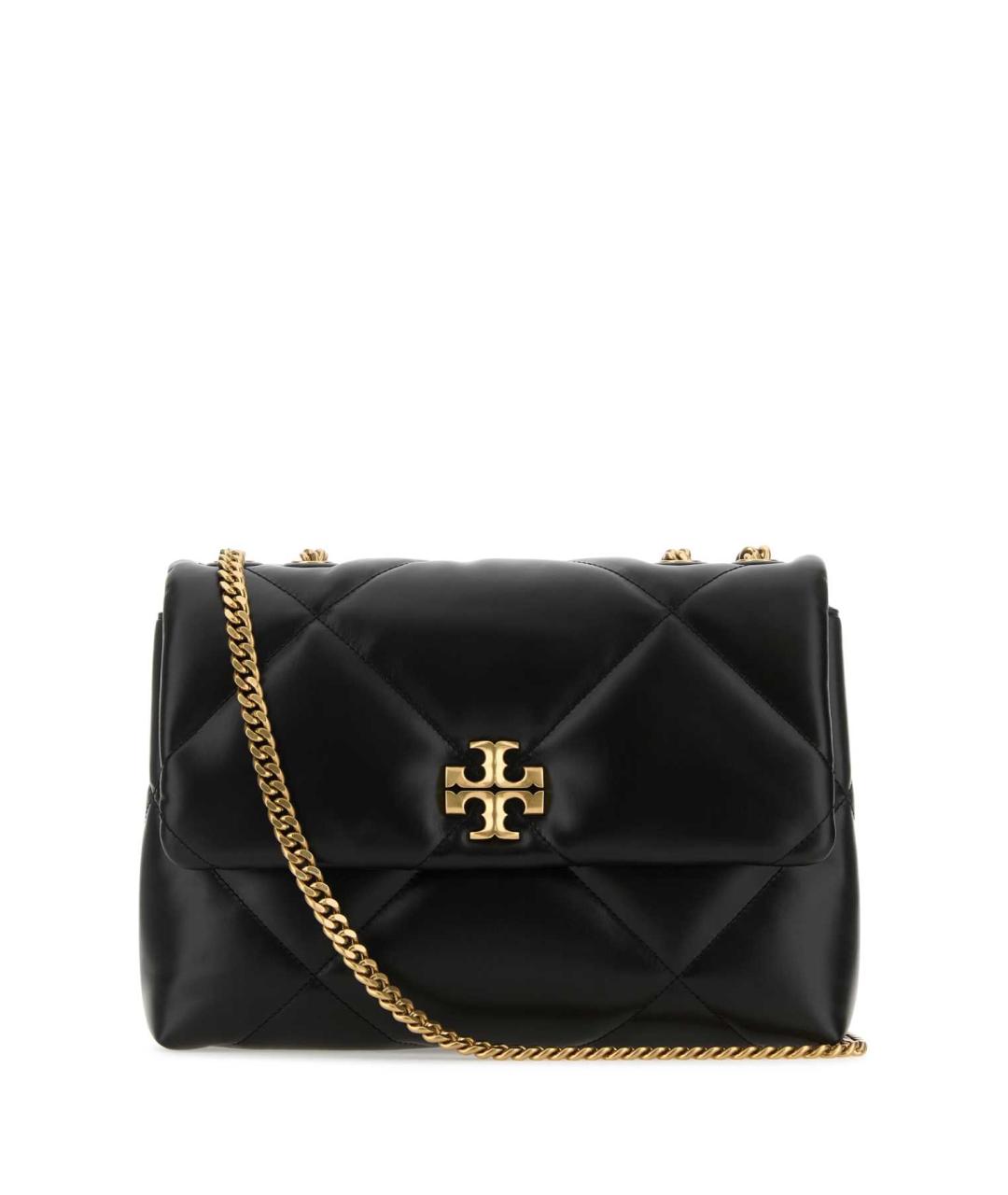 TORY BURCH Черная кожаная сумка через плечо, фото 1