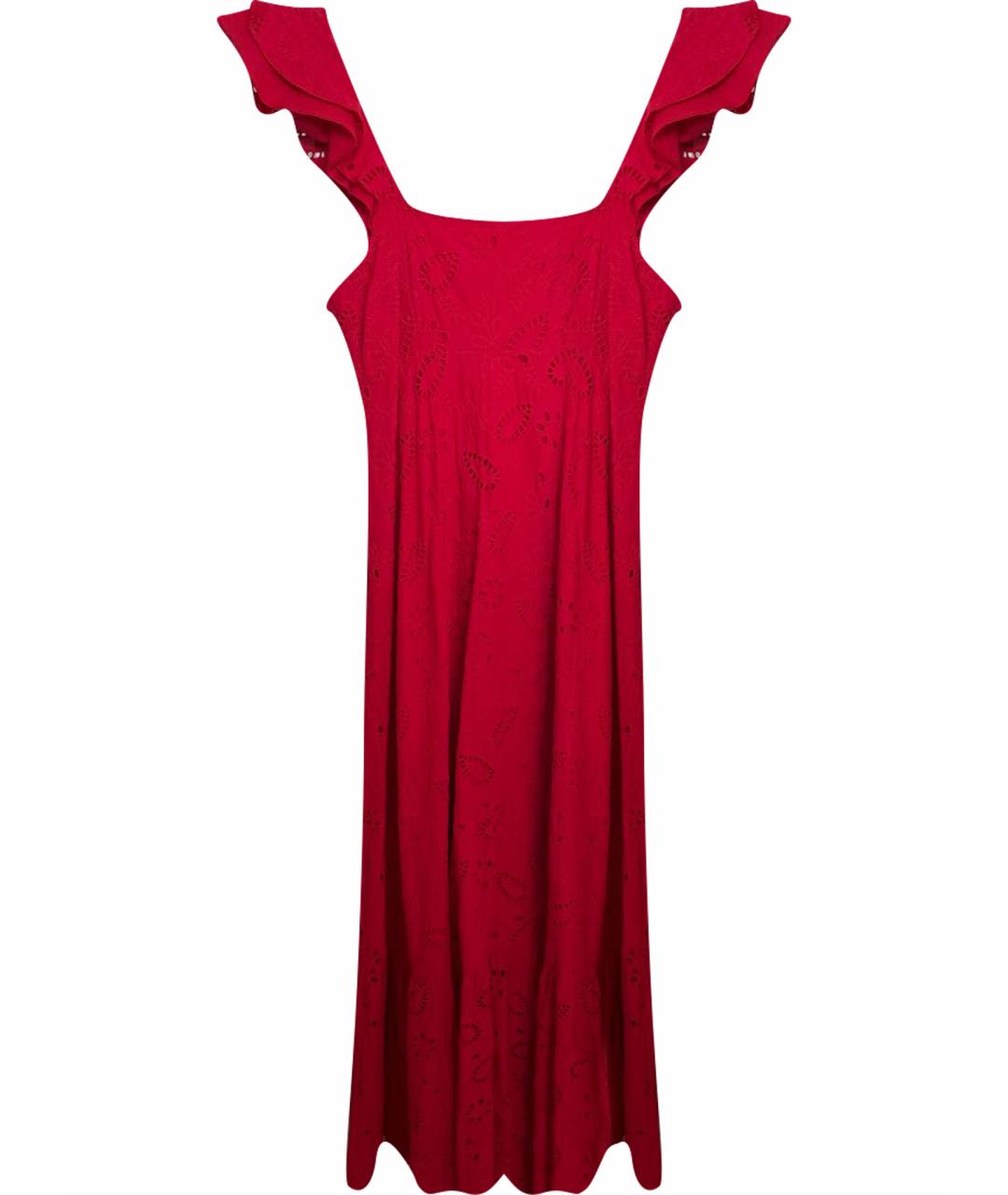 LIU JO Красный хлопковый сарафан, фото 1