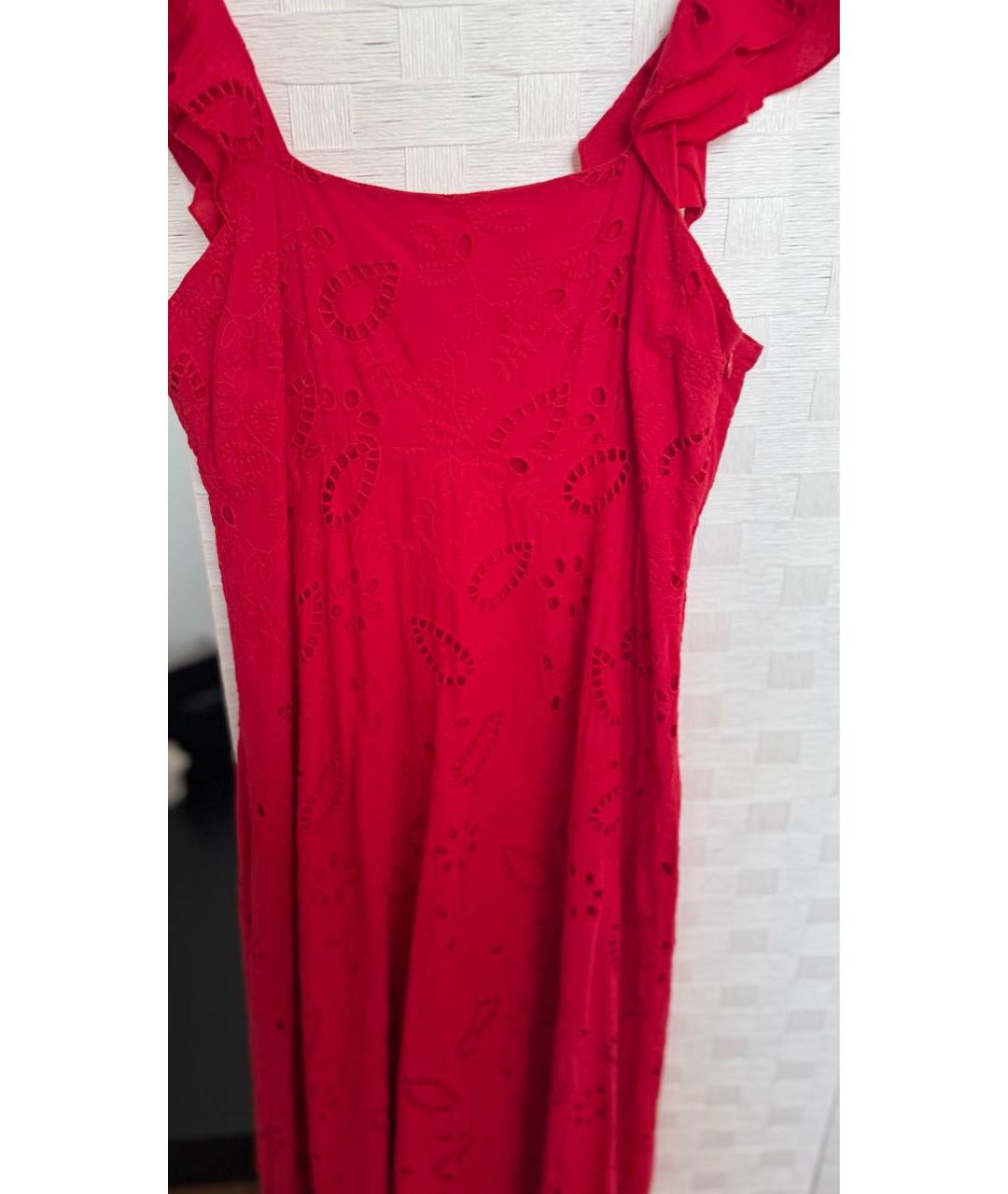LIU JO Красный хлопковый сарафан, фото 4