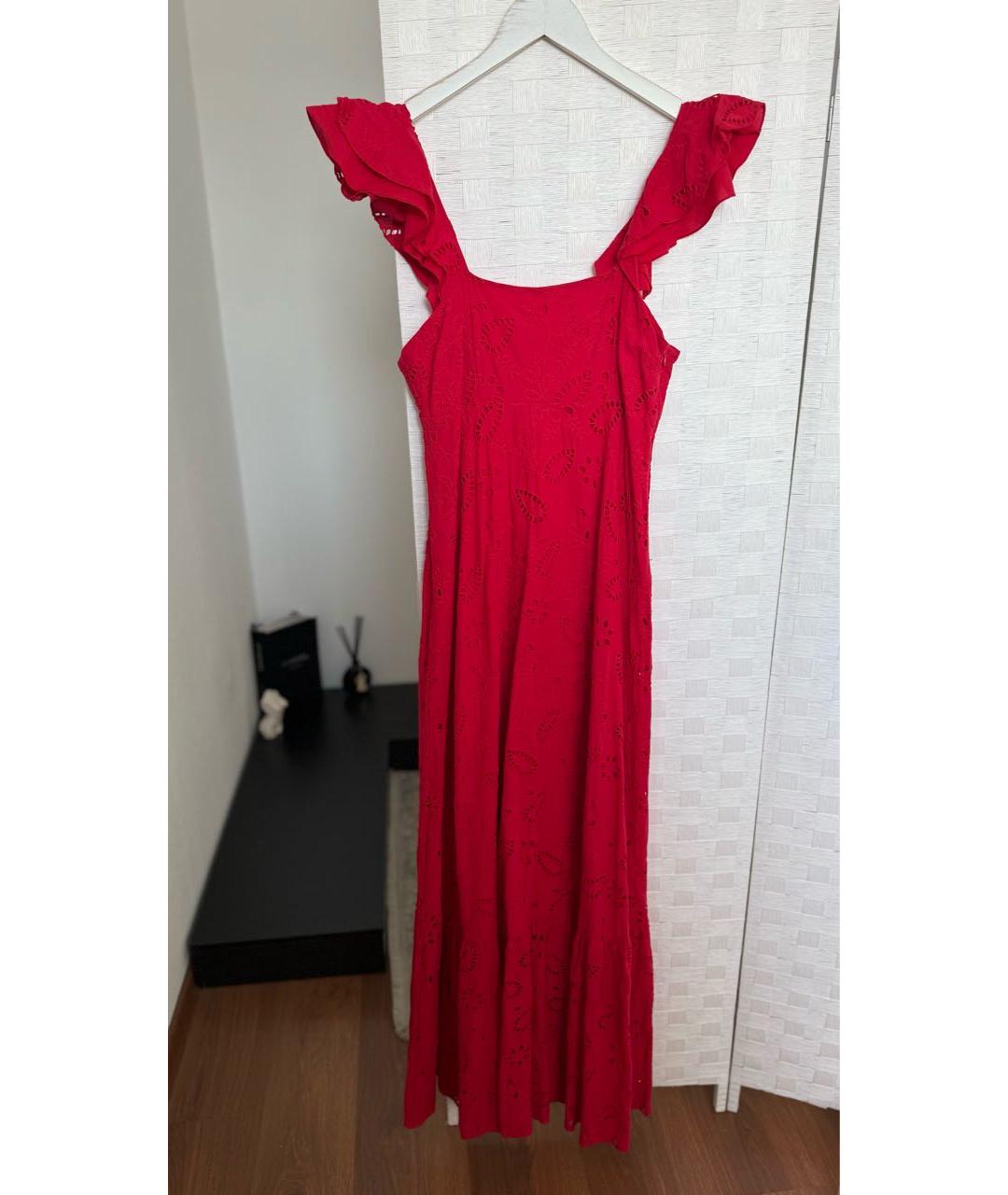 LIU JO Красный хлопковый сарафан, фото 6