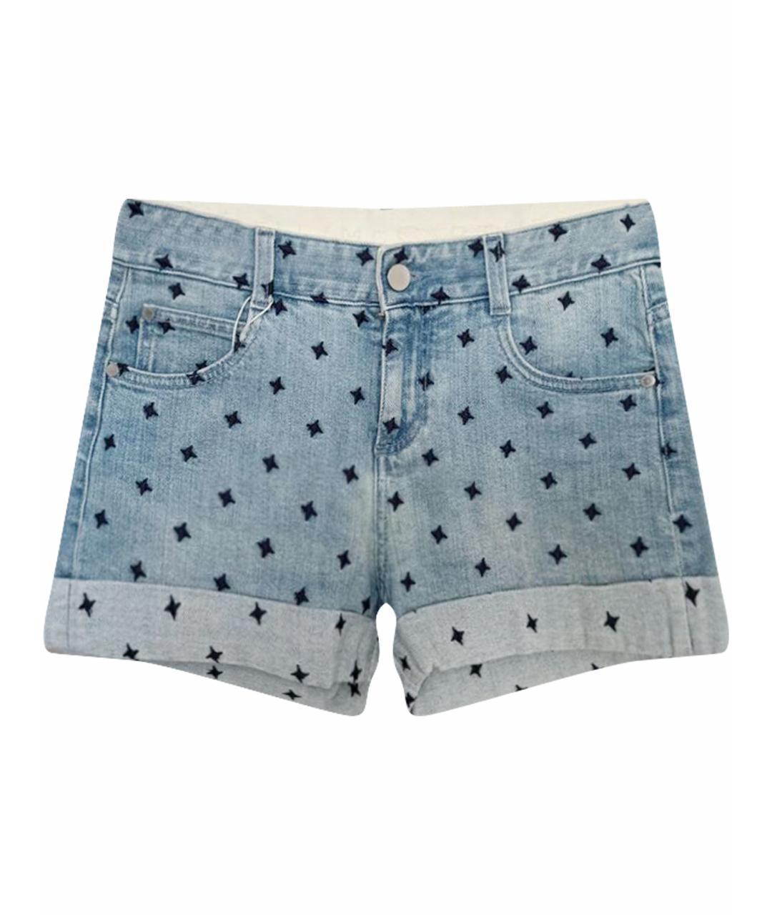 STELLA MCCARTNEY Голубые деним шорты, фото 1