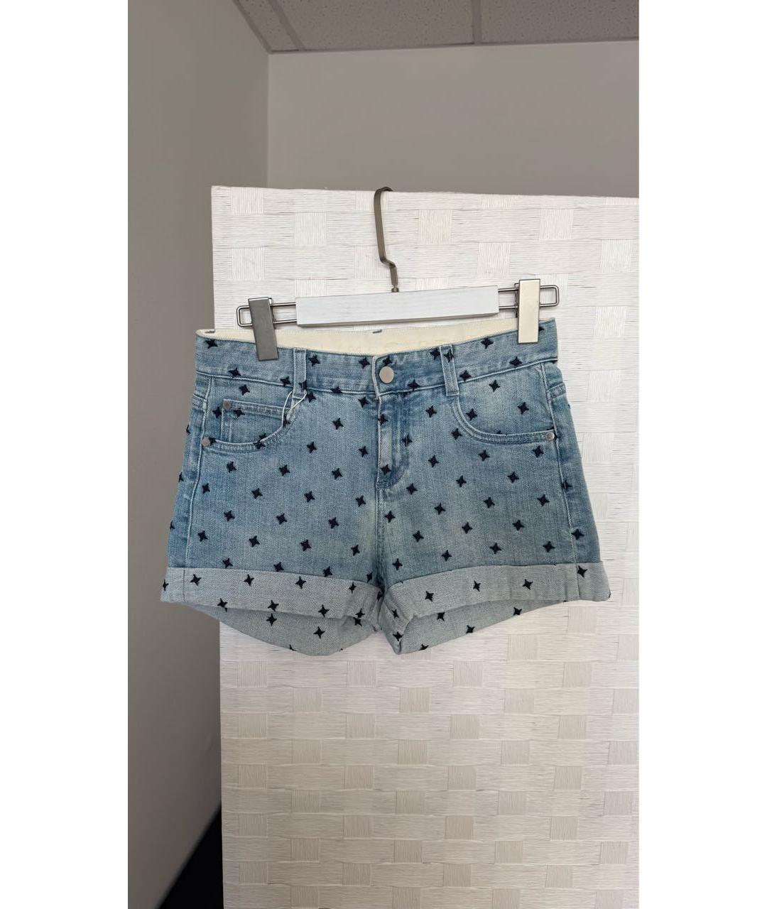 STELLA MCCARTNEY Голубые деним шорты, фото 5