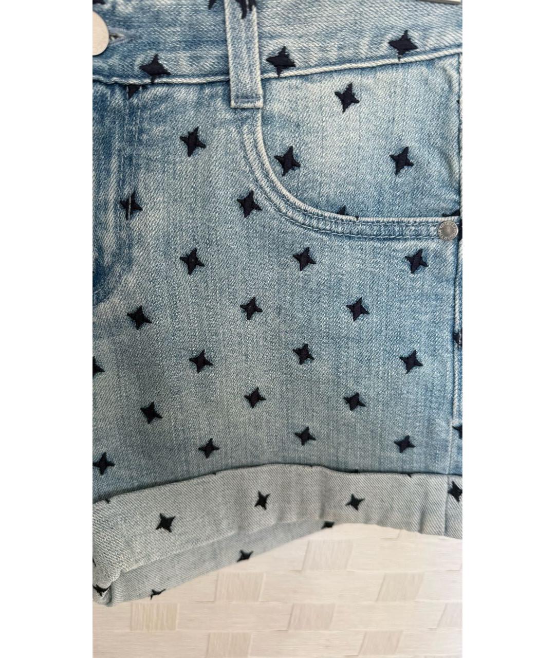 STELLA MCCARTNEY Голубые деним шорты, фото 3