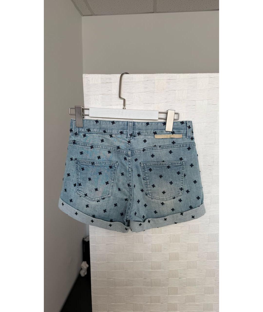 STELLA MCCARTNEY Голубые деним шорты, фото 2