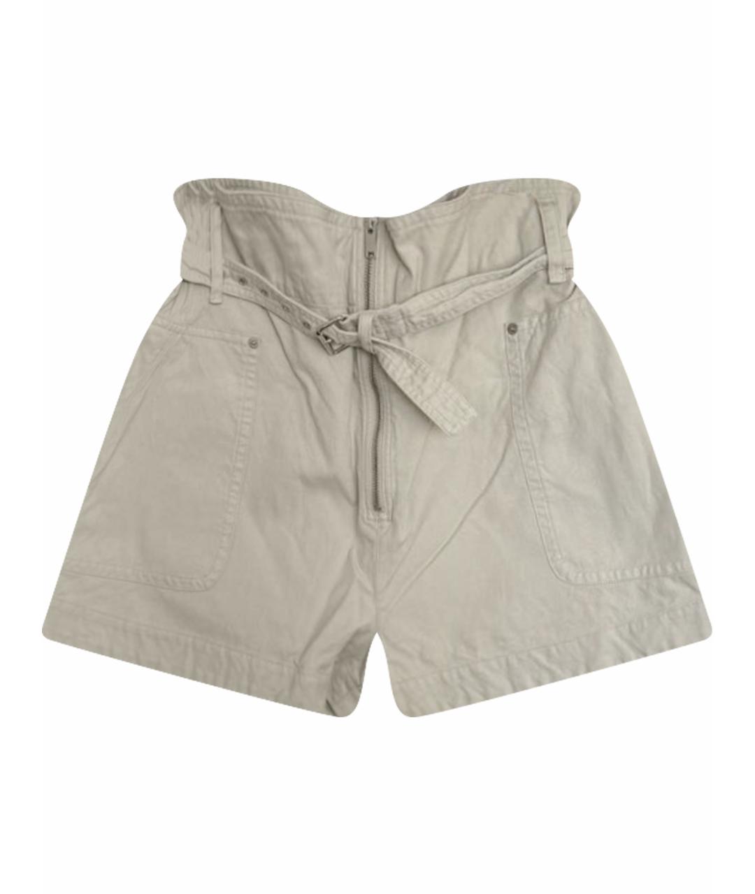ISABEL MARANT ETOILE Бежевые хлопковые шорты, фото 1