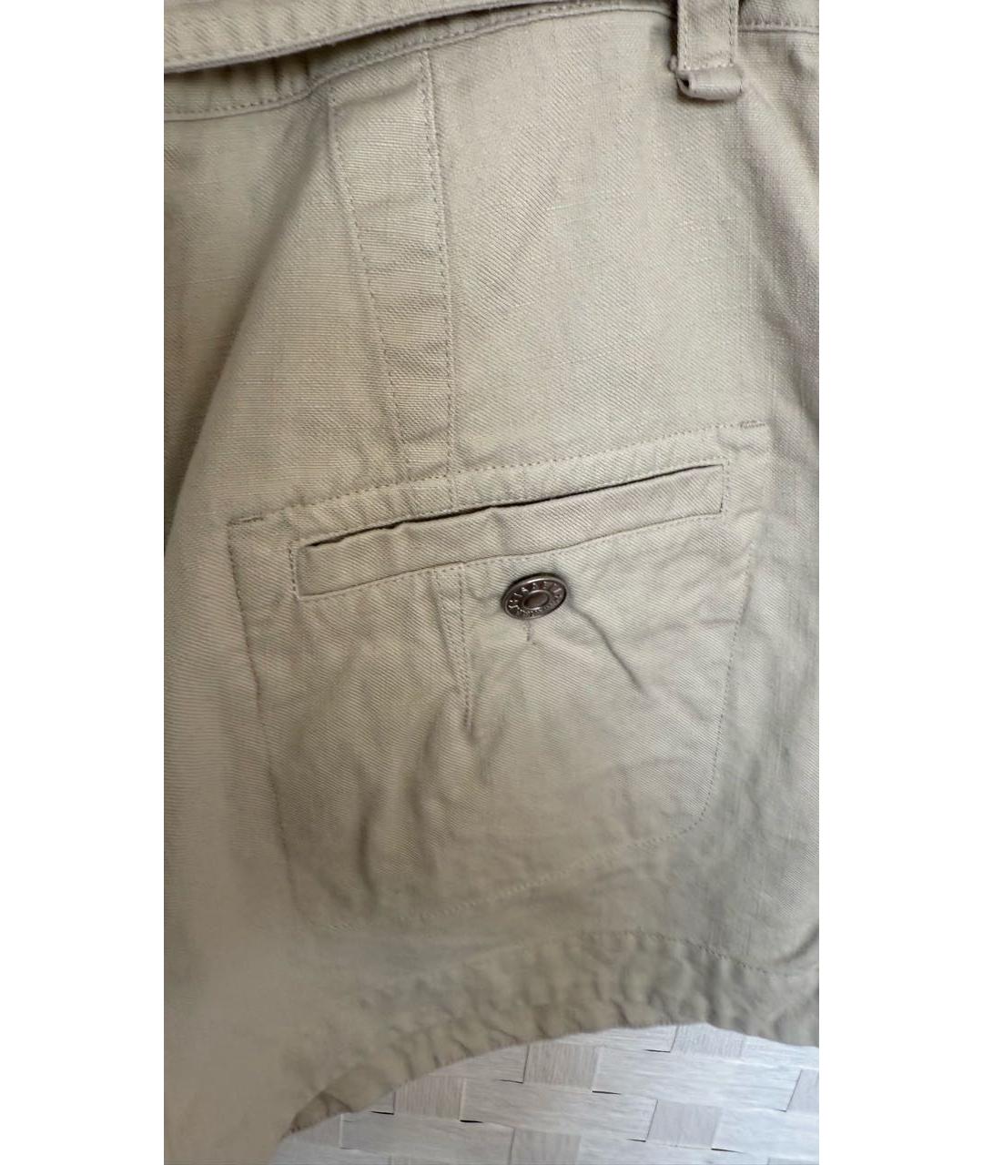 ISABEL MARANT ETOILE Бежевые хлопковые шорты, фото 5
