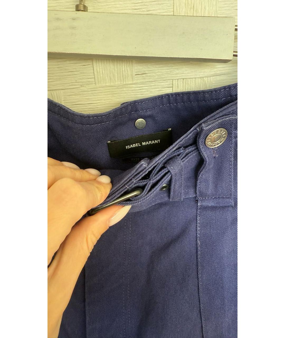 ISABEL MARANT Фиолетовые хлопковые шорты, фото 4