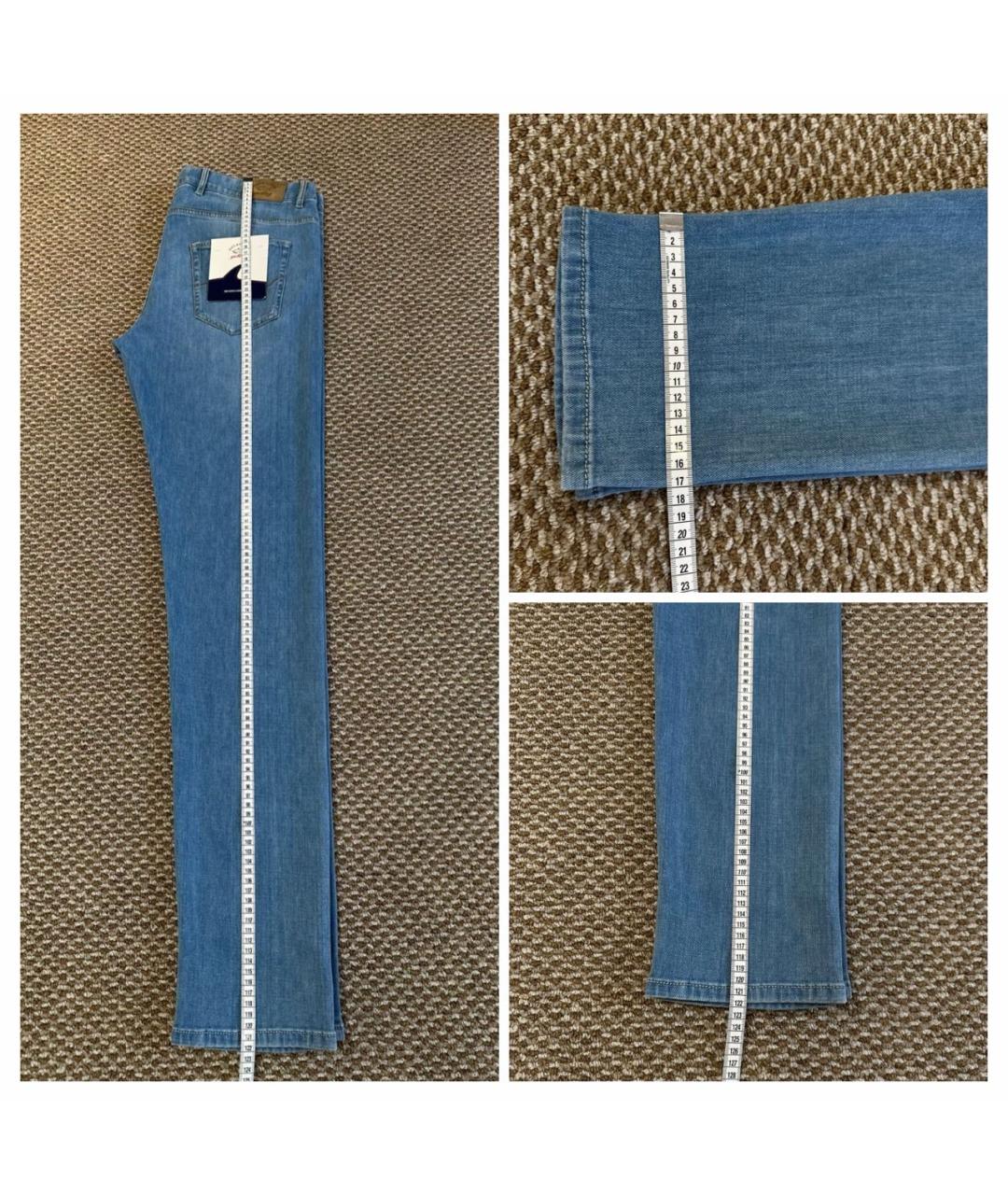 PAUL & SHARK Голубые джинсы, фото 8