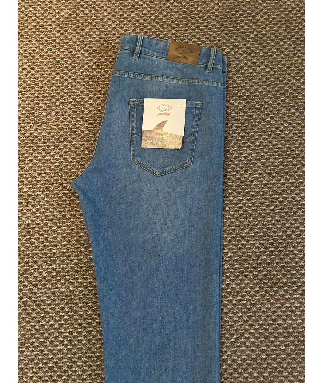 PAUL & SHARK Голубые джинсы, фото 4