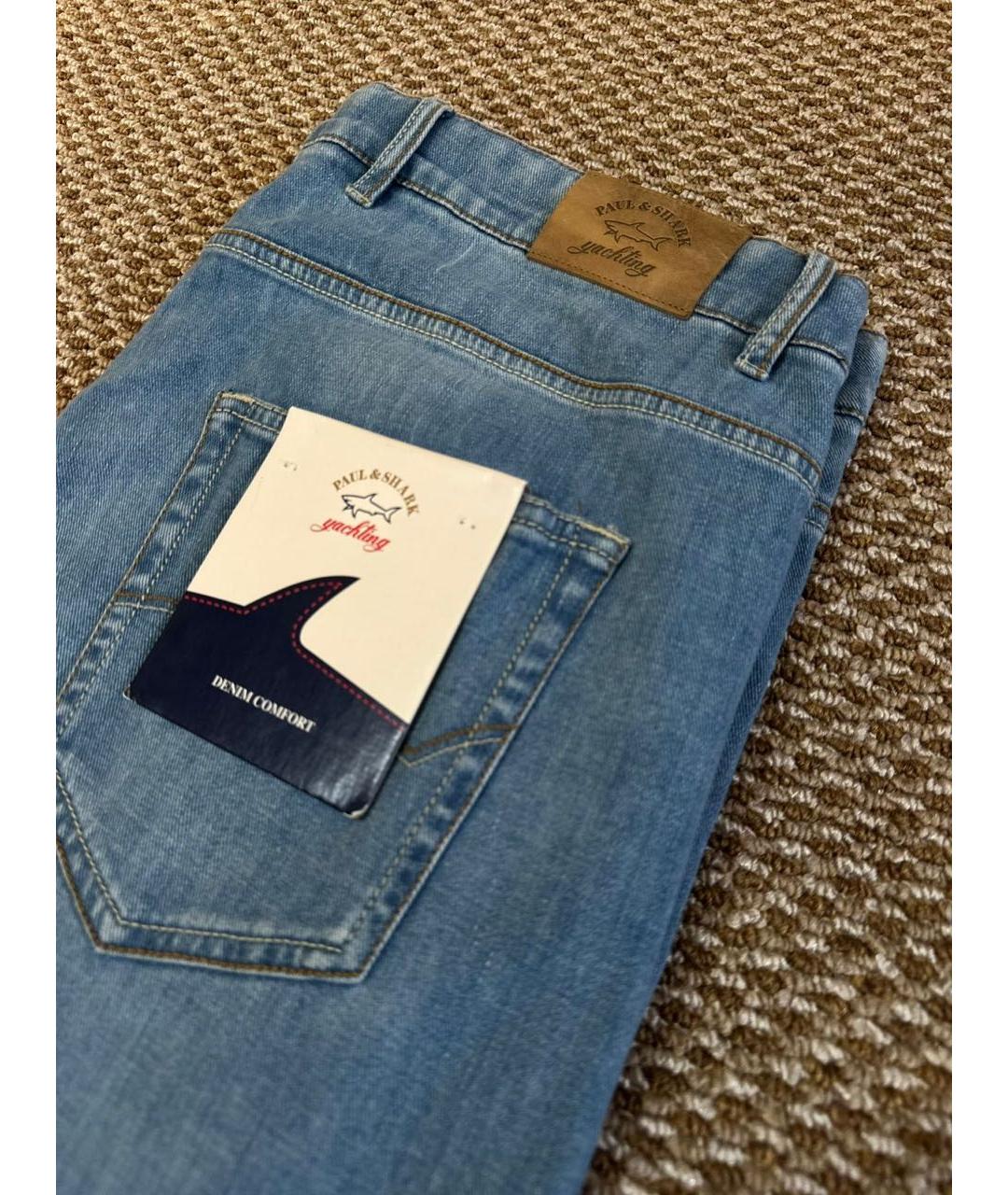 PAUL & SHARK Голубые джинсы, фото 5