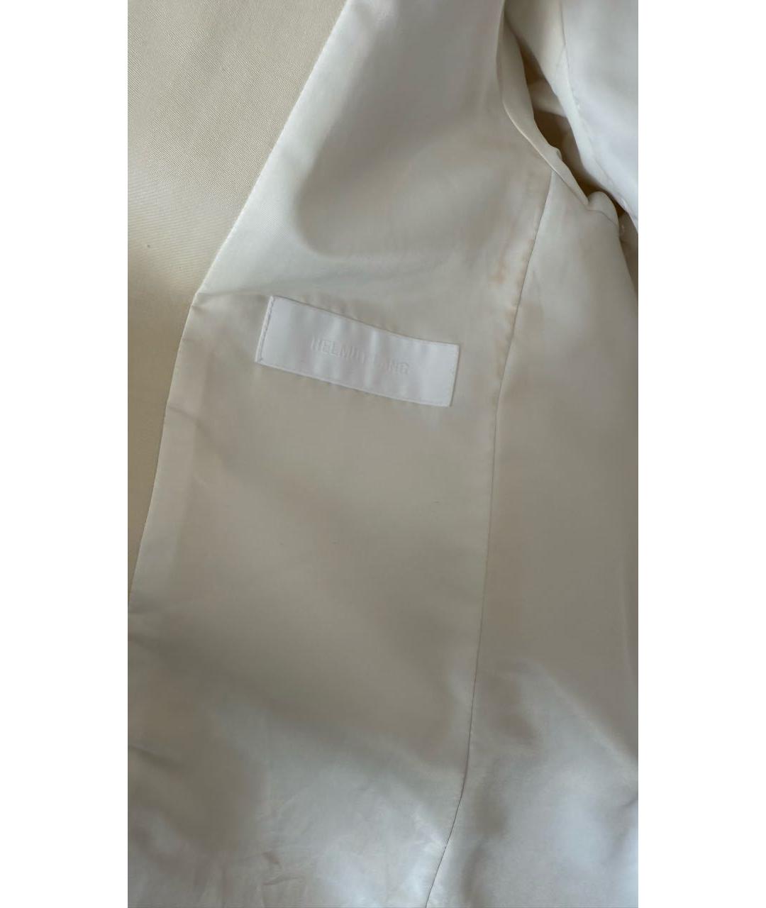 HELMUT LANG Бежевый хлопковый жакет/пиджак, фото 4