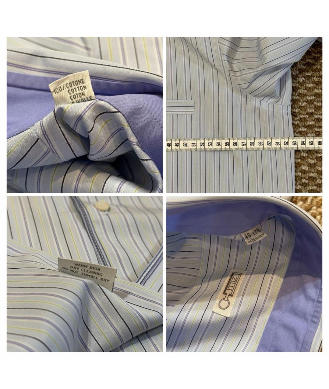 ZILLI Мульти хлопковая классическая рубашка, фото 6