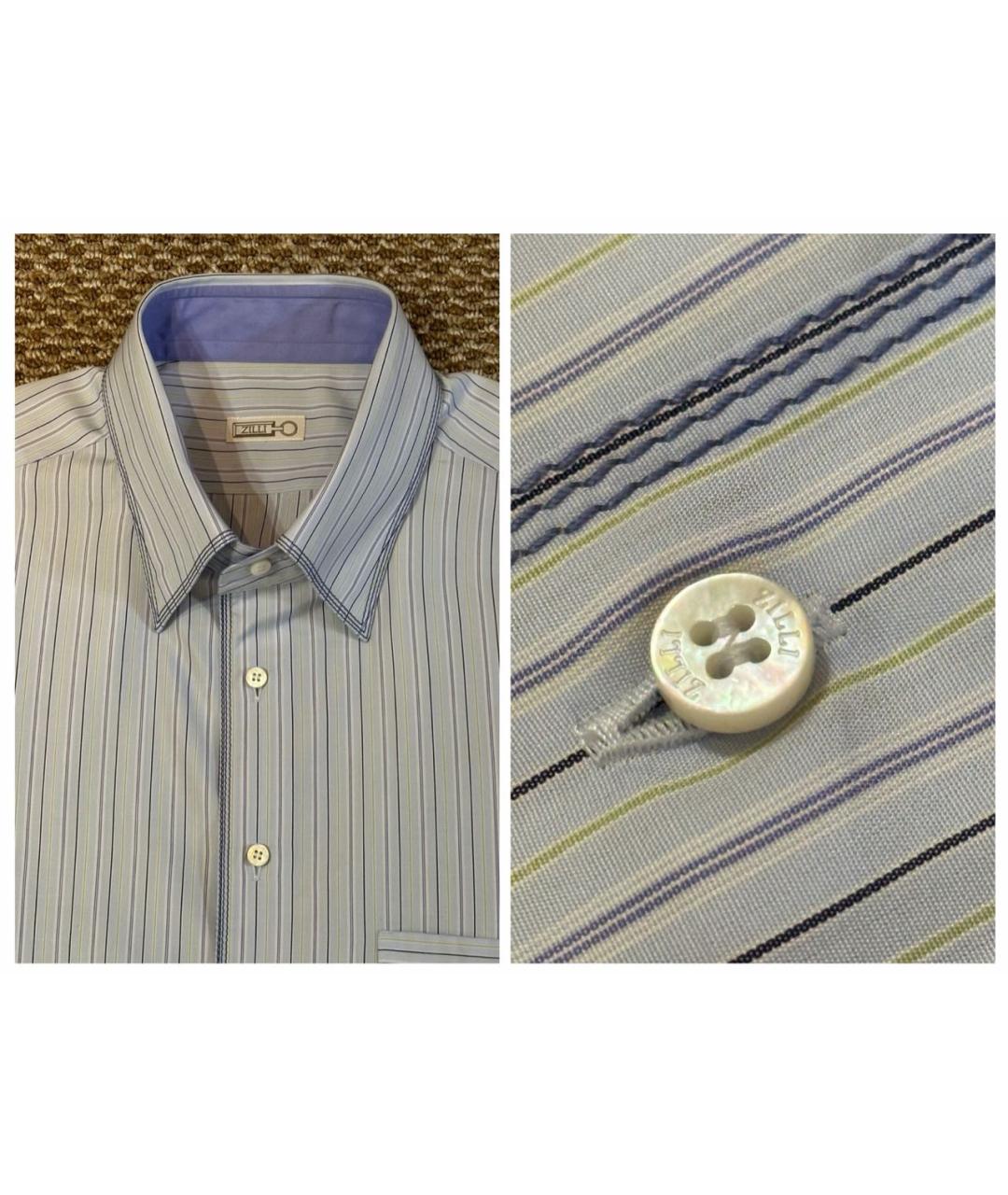 ZILLI Мульти хлопковая классическая рубашка, фото 5