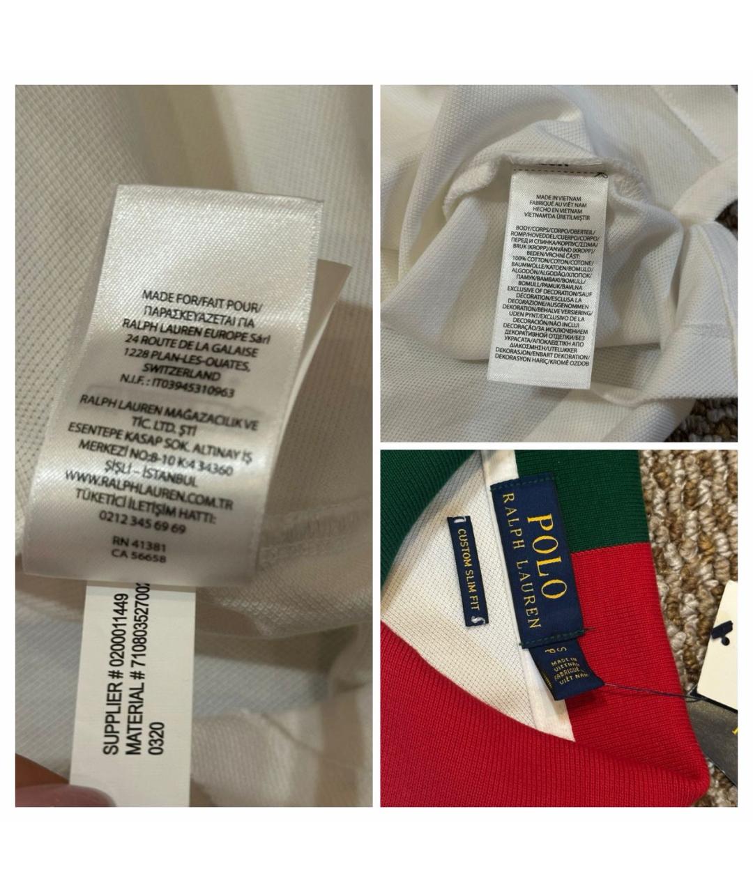 POLO RALPH LAUREN Мульти хлопковое поло с коротким рукавом, фото 8