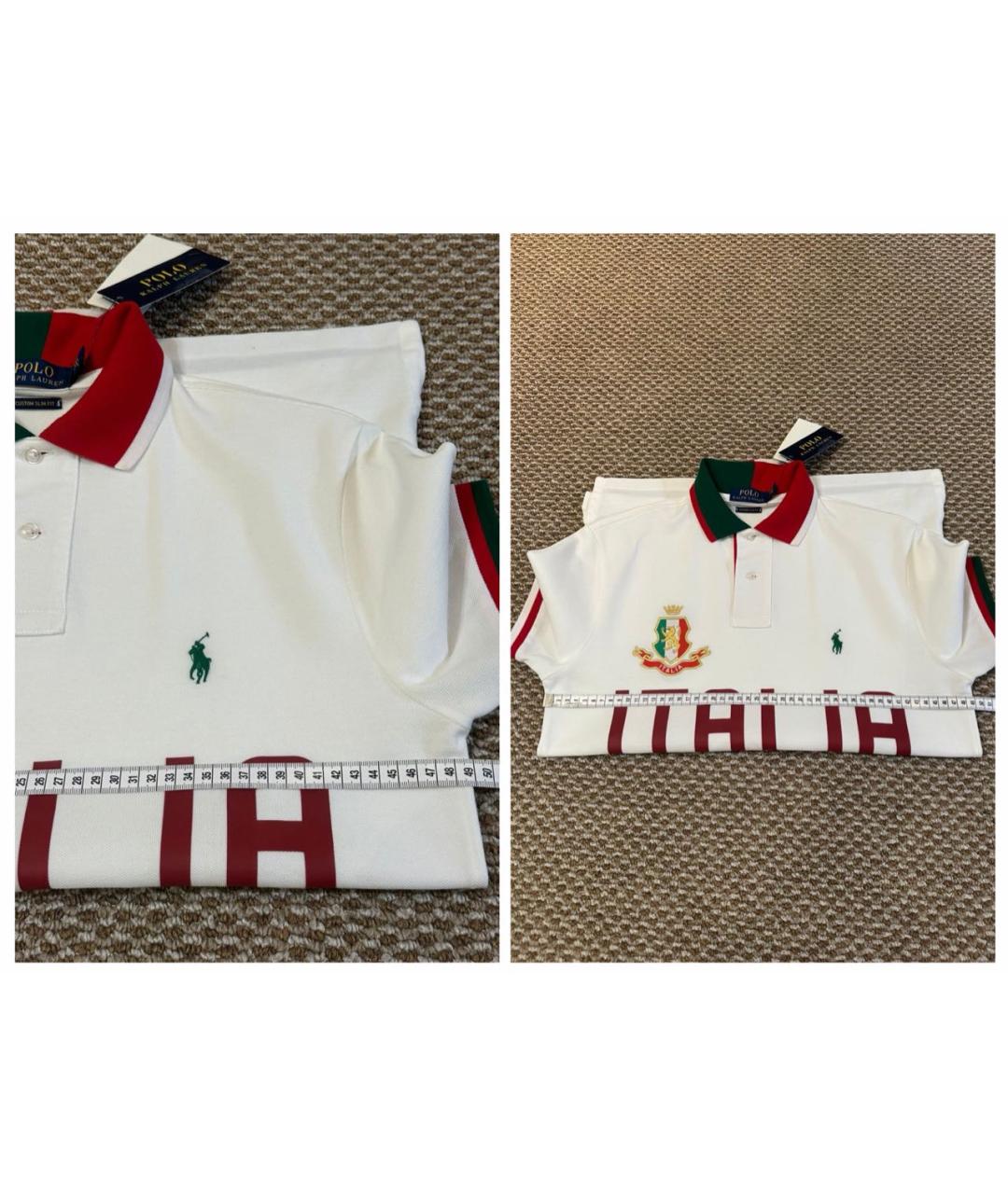 POLO RALPH LAUREN Мульти хлопковое поло с коротким рукавом, фото 6