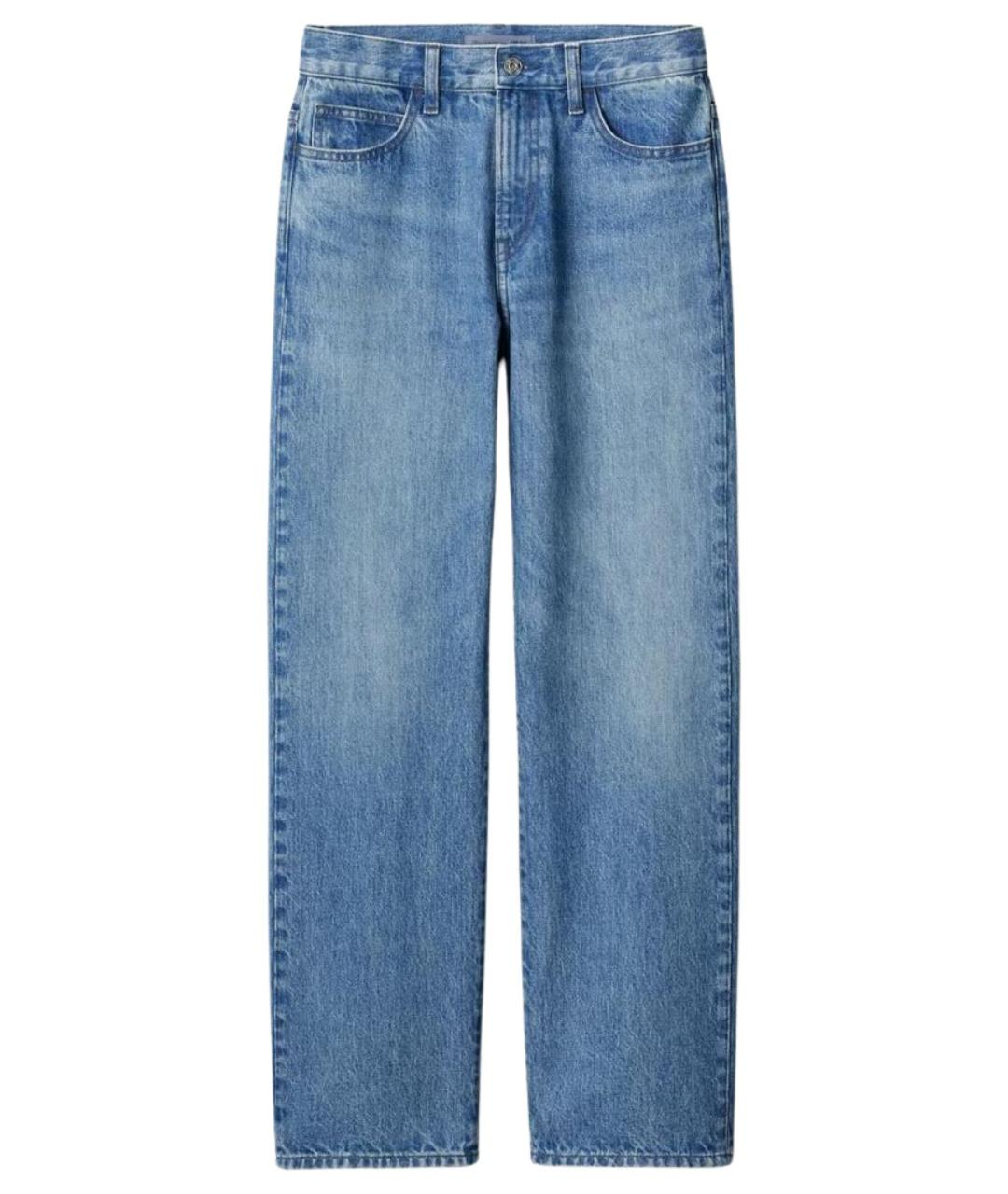 J.W.ANDERSON Синие хлопковые прямые джинсы, фото 1