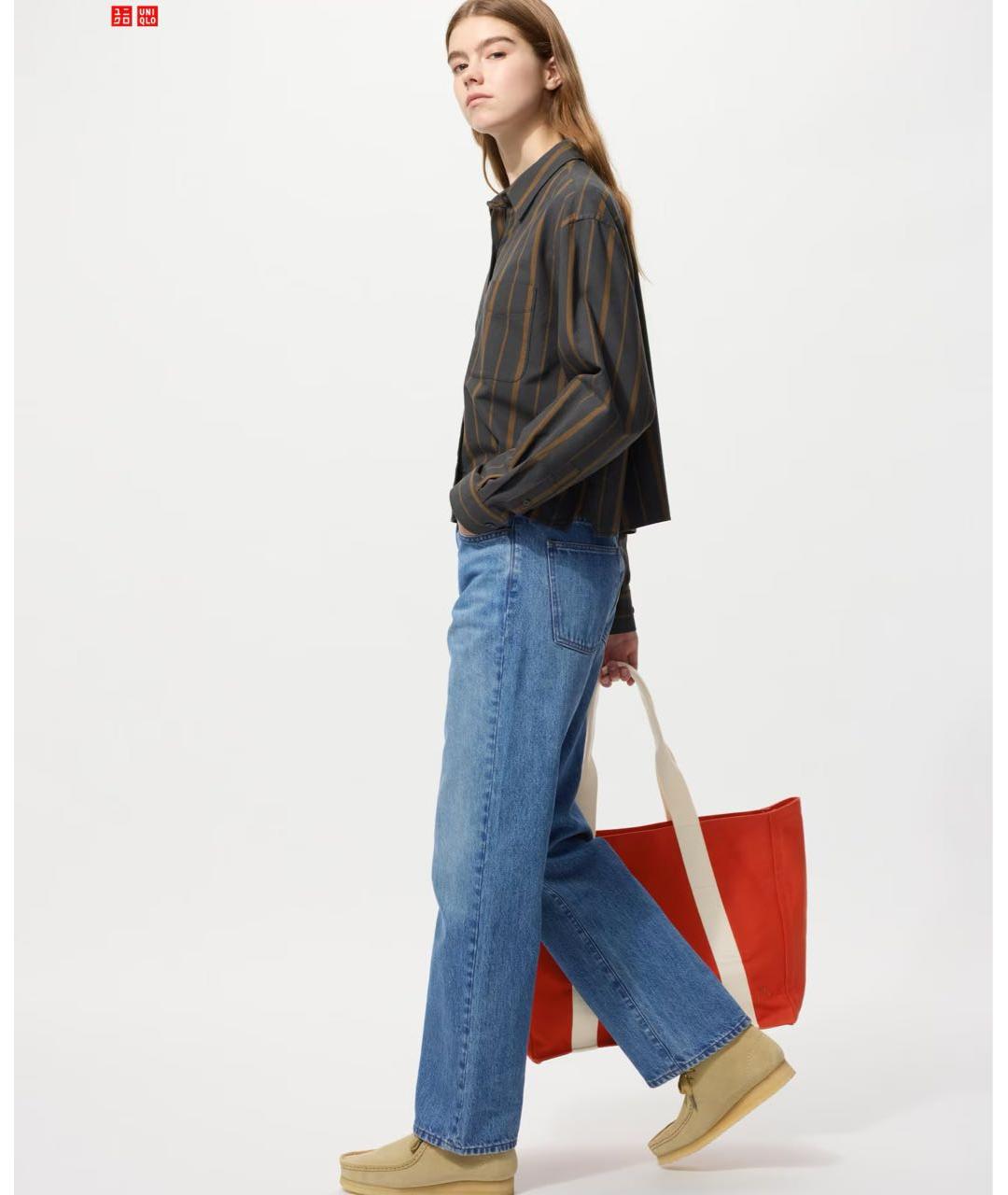 J.W.ANDERSON Синие хлопковые прямые джинсы, фото 2