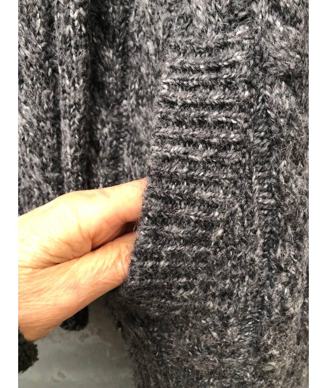 ALEXANDER TEREKHOV Серый шерстяной кардиган, фото 4