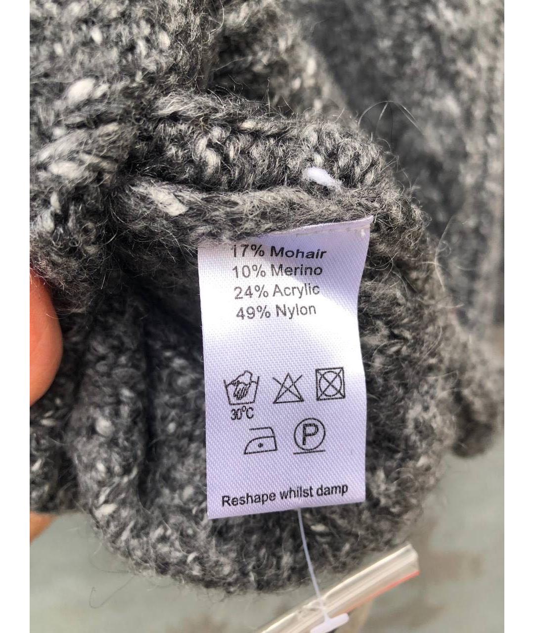 ALEXANDER TEREKHOV Серый шерстяной кардиган, фото 3