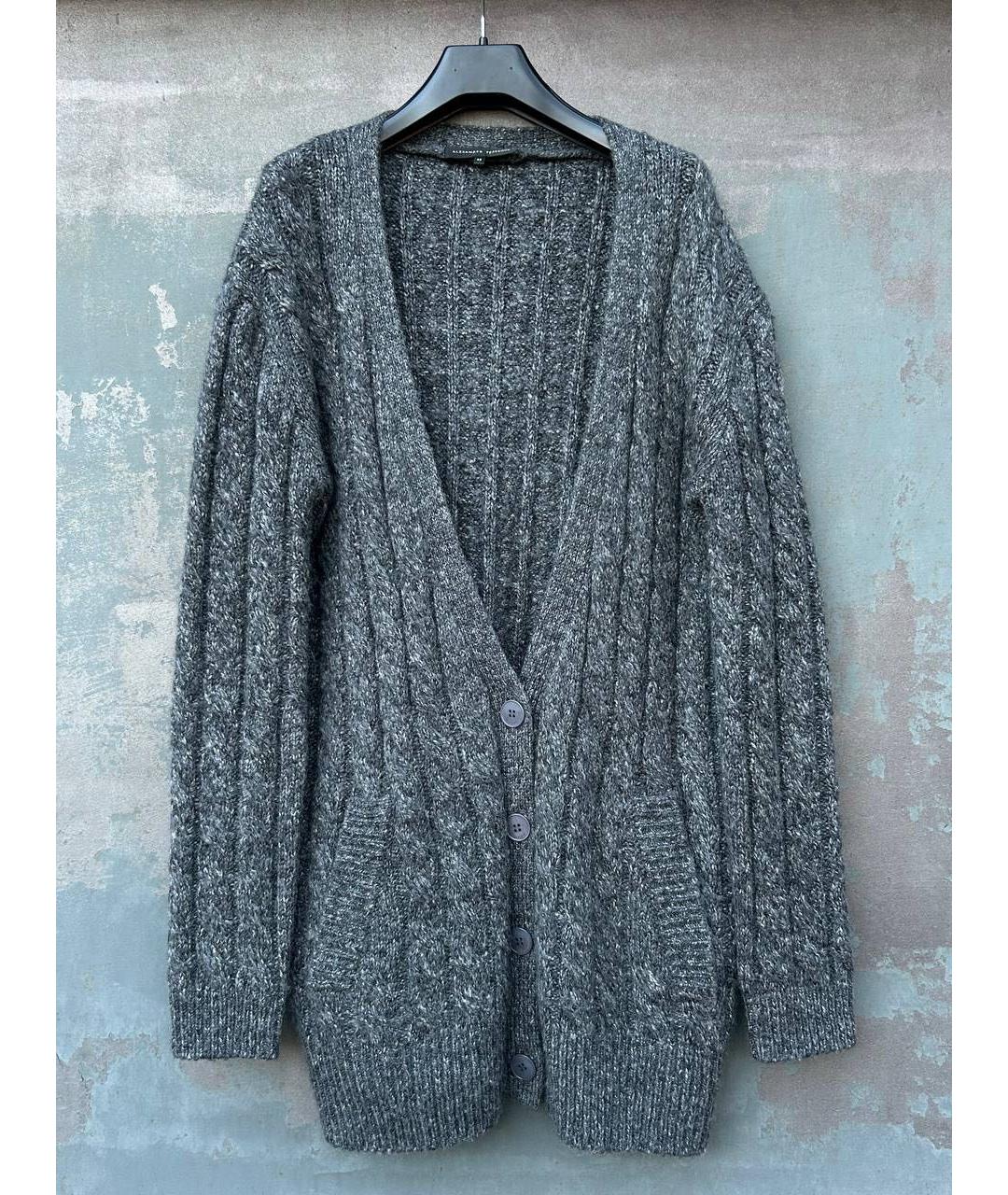 ALEXANDER TEREKHOV Серый шерстяной кардиган, фото 7