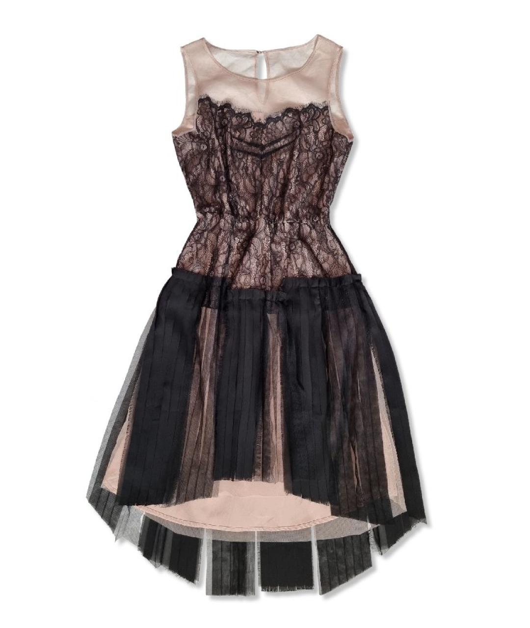 BCBG MAXAZRIA Бежевое коктейльное платье, фото 1